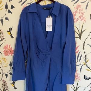 Zara Women's Blue Dress